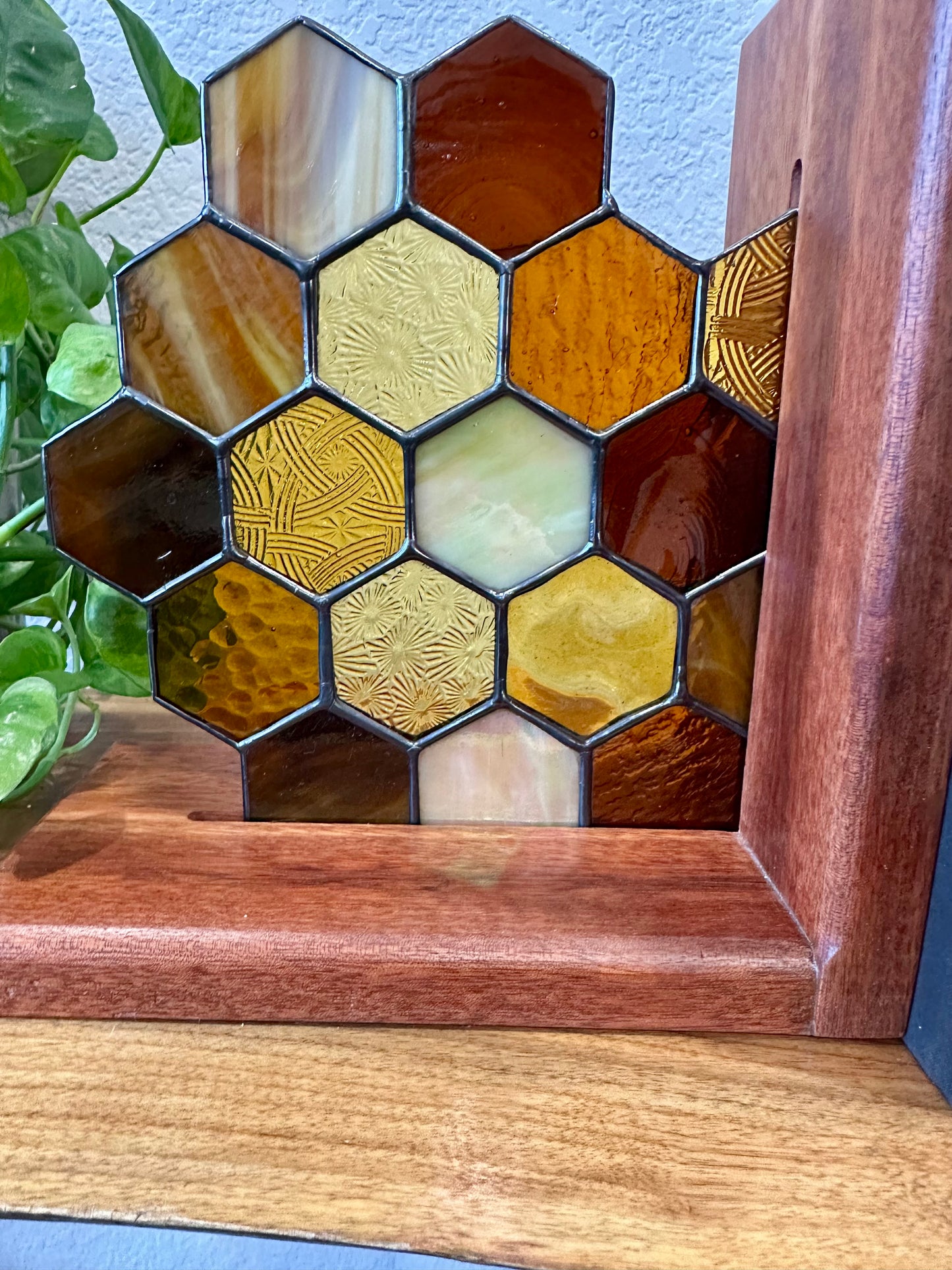 Honeycomb Bookends